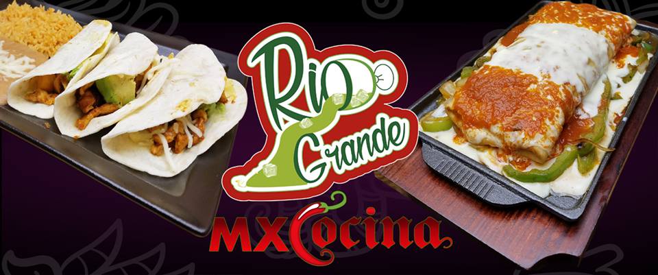 Rio Grande MX Cocina Fairview Heights logo and food